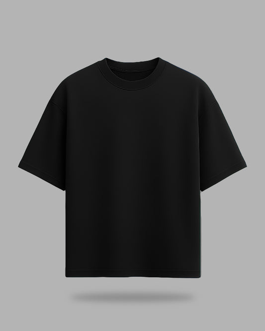 Plain Black Oversized T-shirt